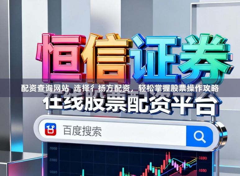配资查询网站  选择彳杨方配资，轻松掌握股票操作攻略
