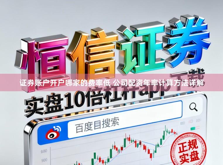证券账户开户哪家的费率低 公司配资年率计算方法详解